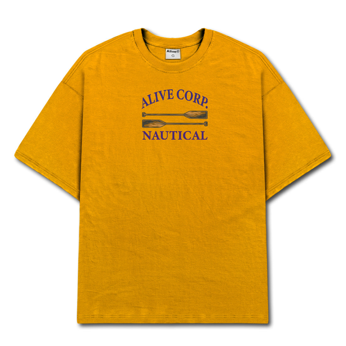 Camiseta Alive Paddle Mostarda