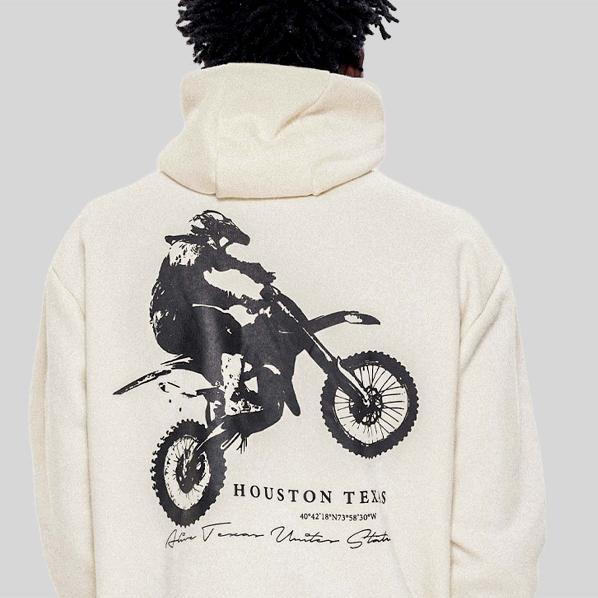 Casaco Alive Zipper Houston Off White - Texas