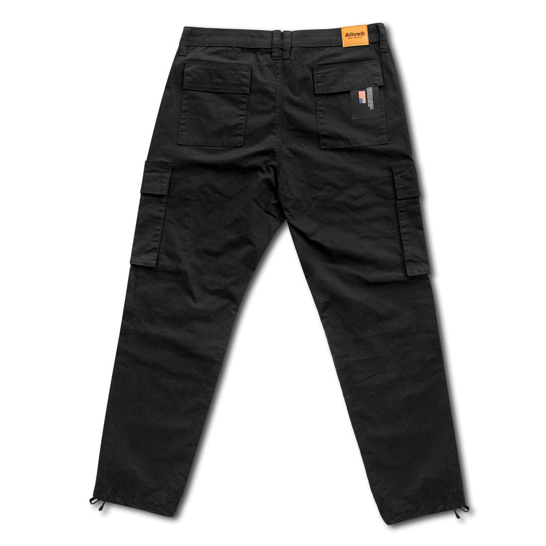 Calça Alive Tag Cargo Unissex | Preto