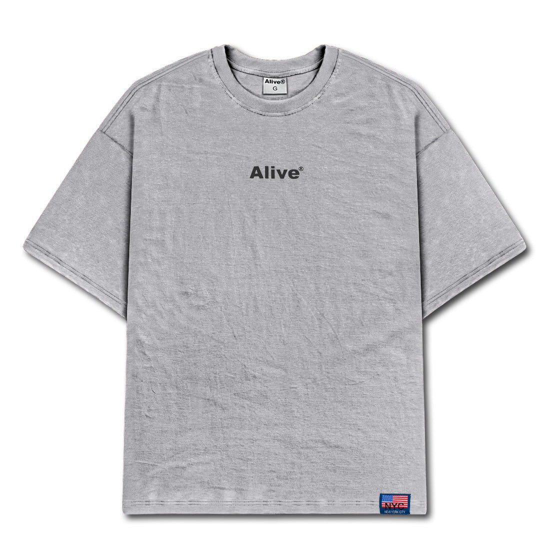 Camiseta Alive Basic Cinza