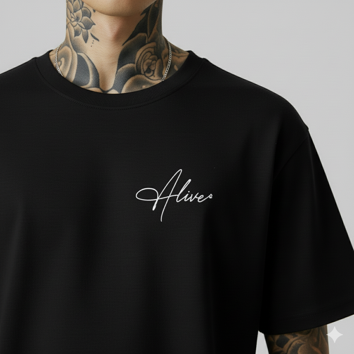 Camiseta Alive Signature Preto