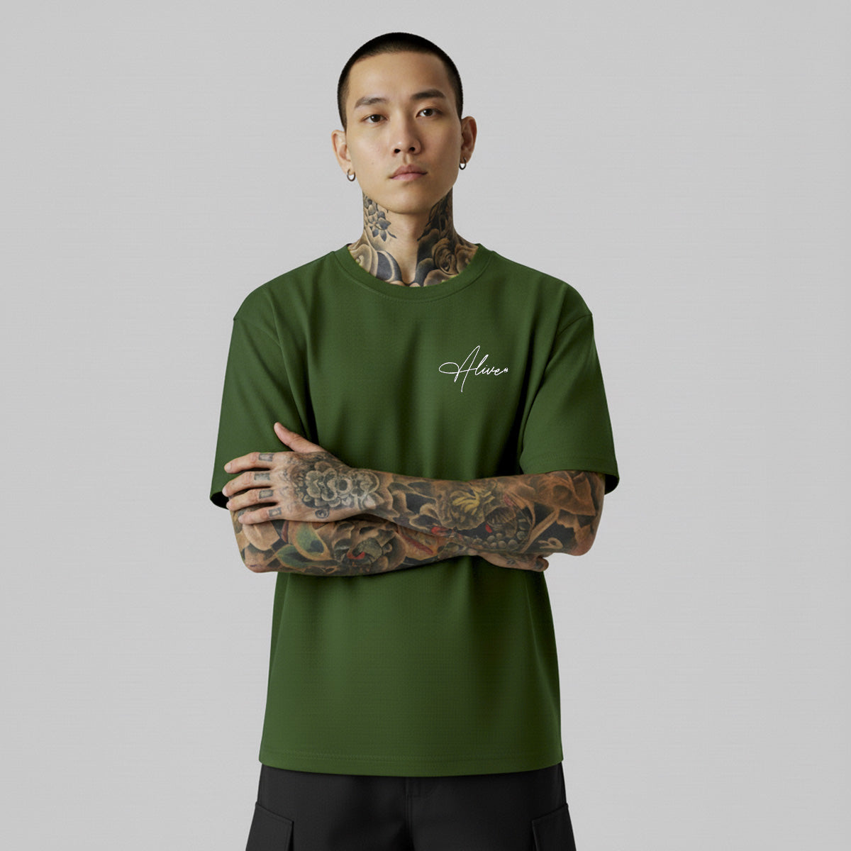 Camiseta Alive Signature Verde
