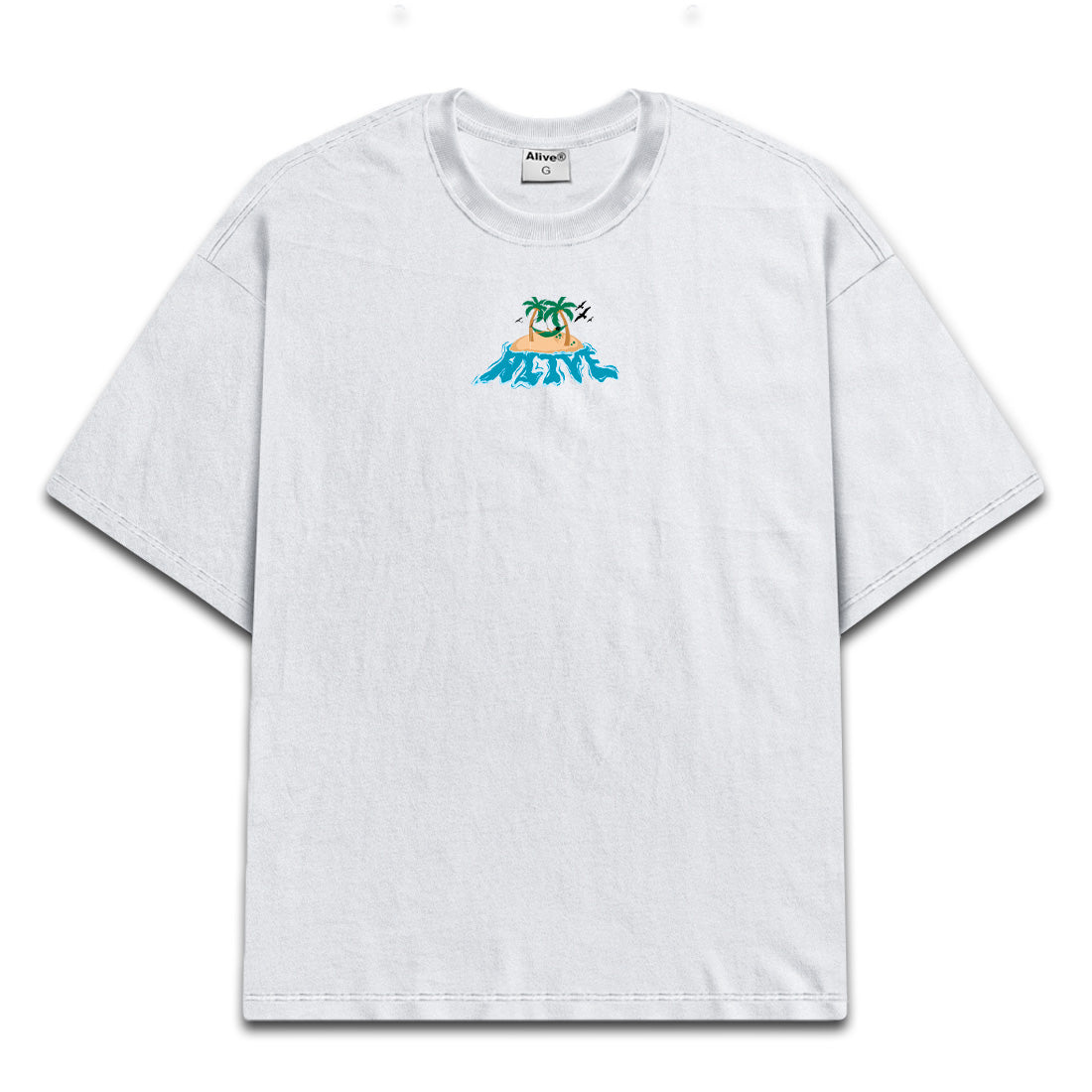 Camiseta Alive Island Branco