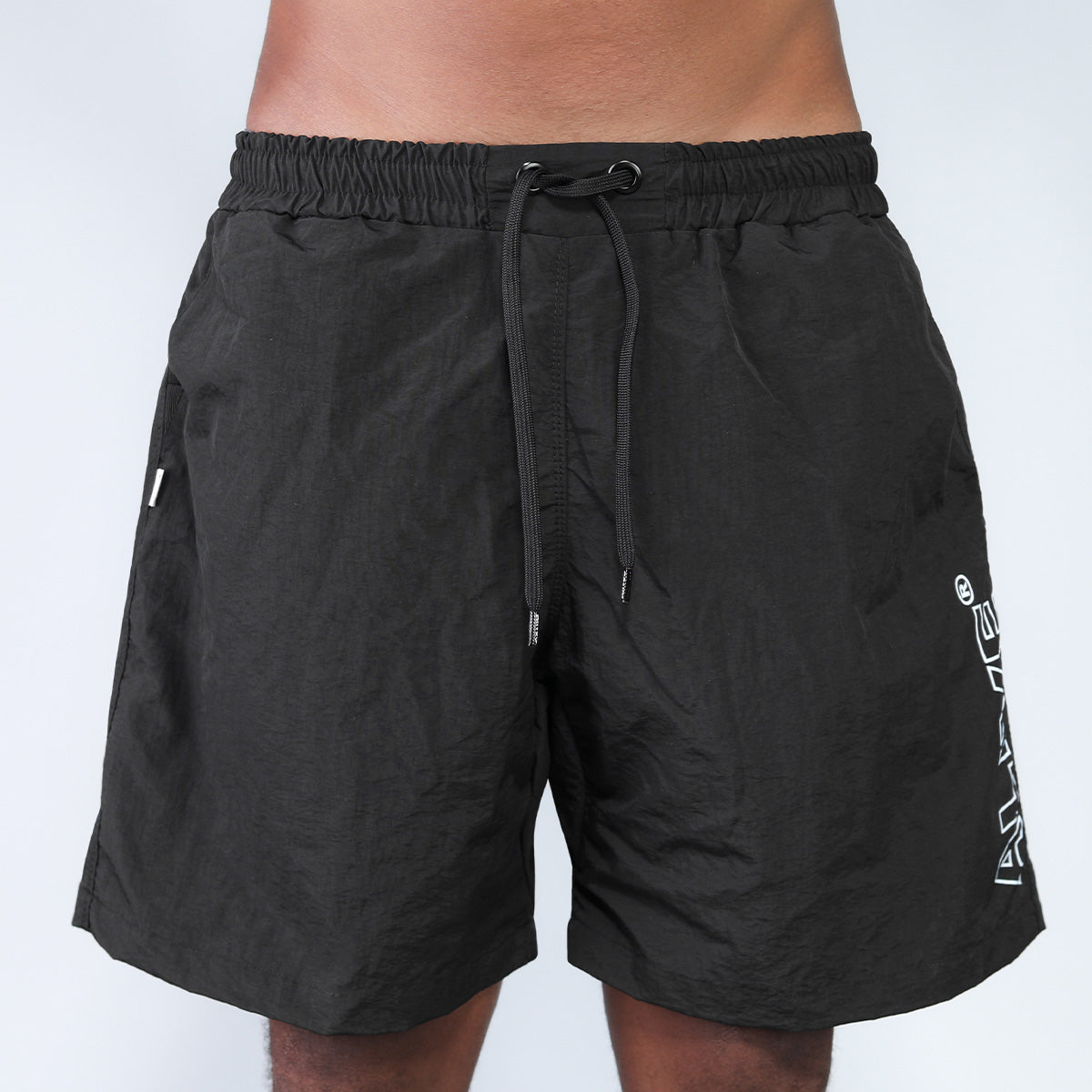 Short Alive Big Logo Preto