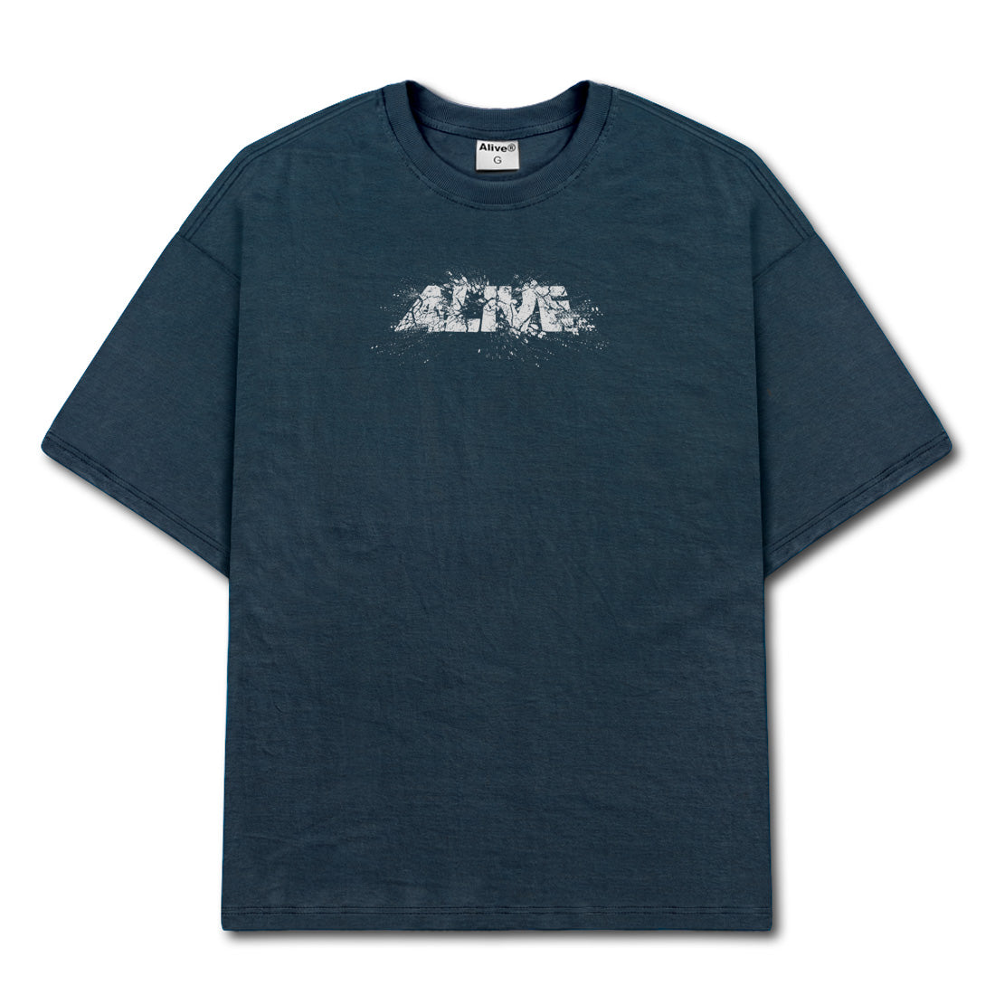 Camiseta Alive Destroyed Azul Marinho