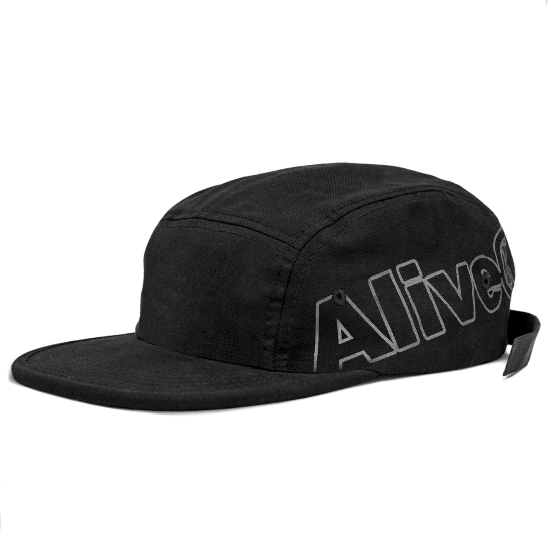 Boné Alive Side Five Panel Preto