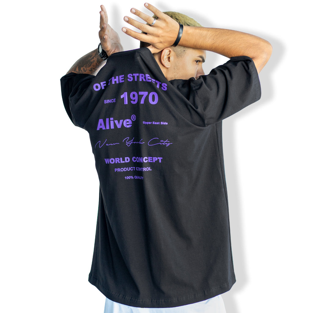Camiseta Alive Since 70s Preto