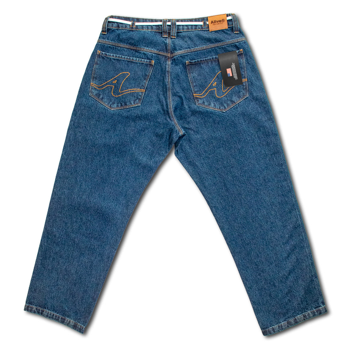 Calça Alive Semi Baggy Jeans Unissex | Azul