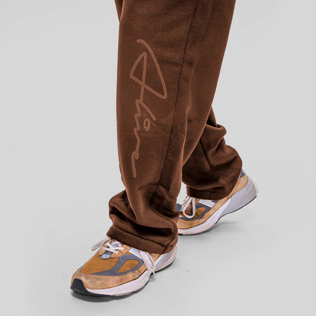 Calça Alive Moletom Rubric Marrom - Texas