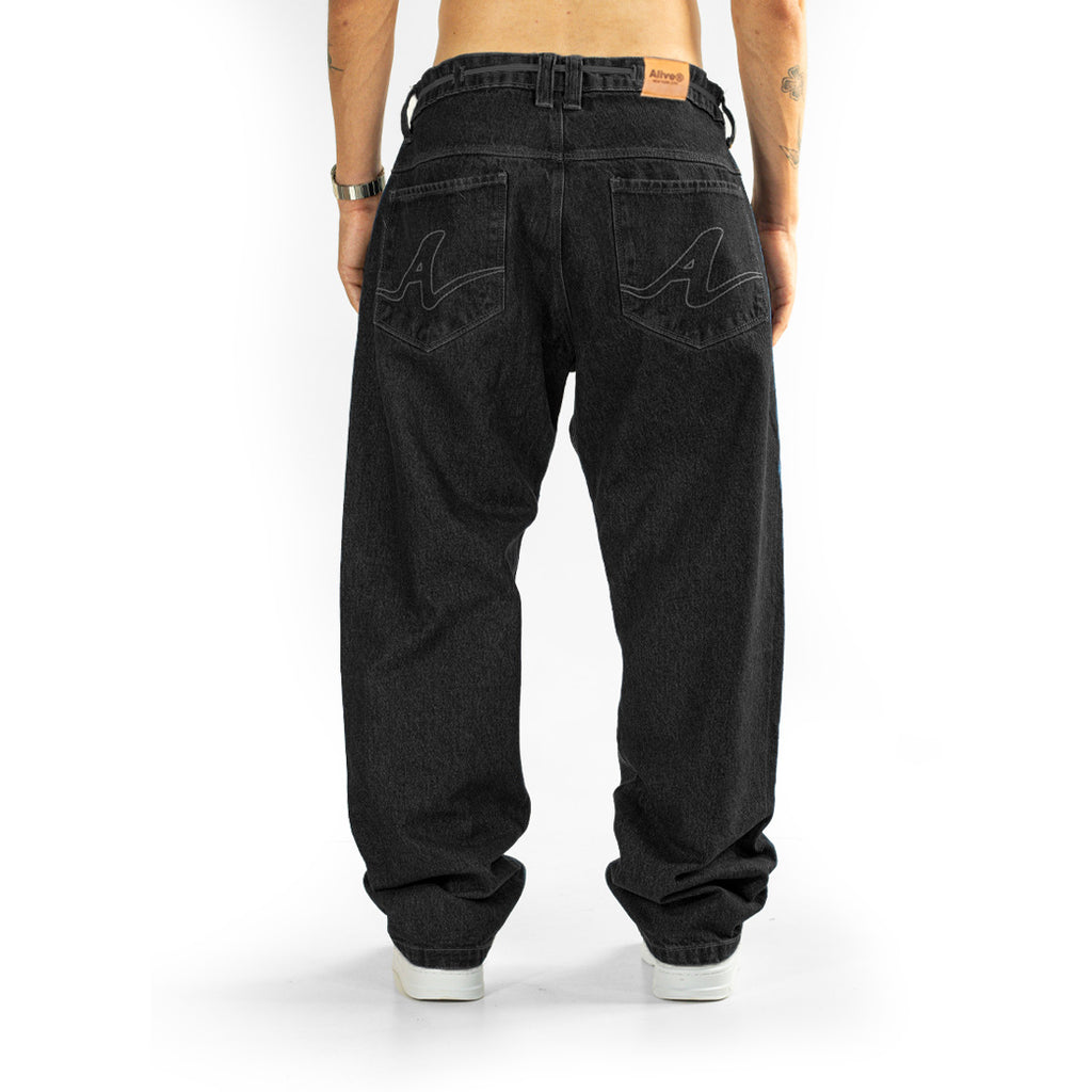 Calça Alive Semi Baggy Unissex | Preto
