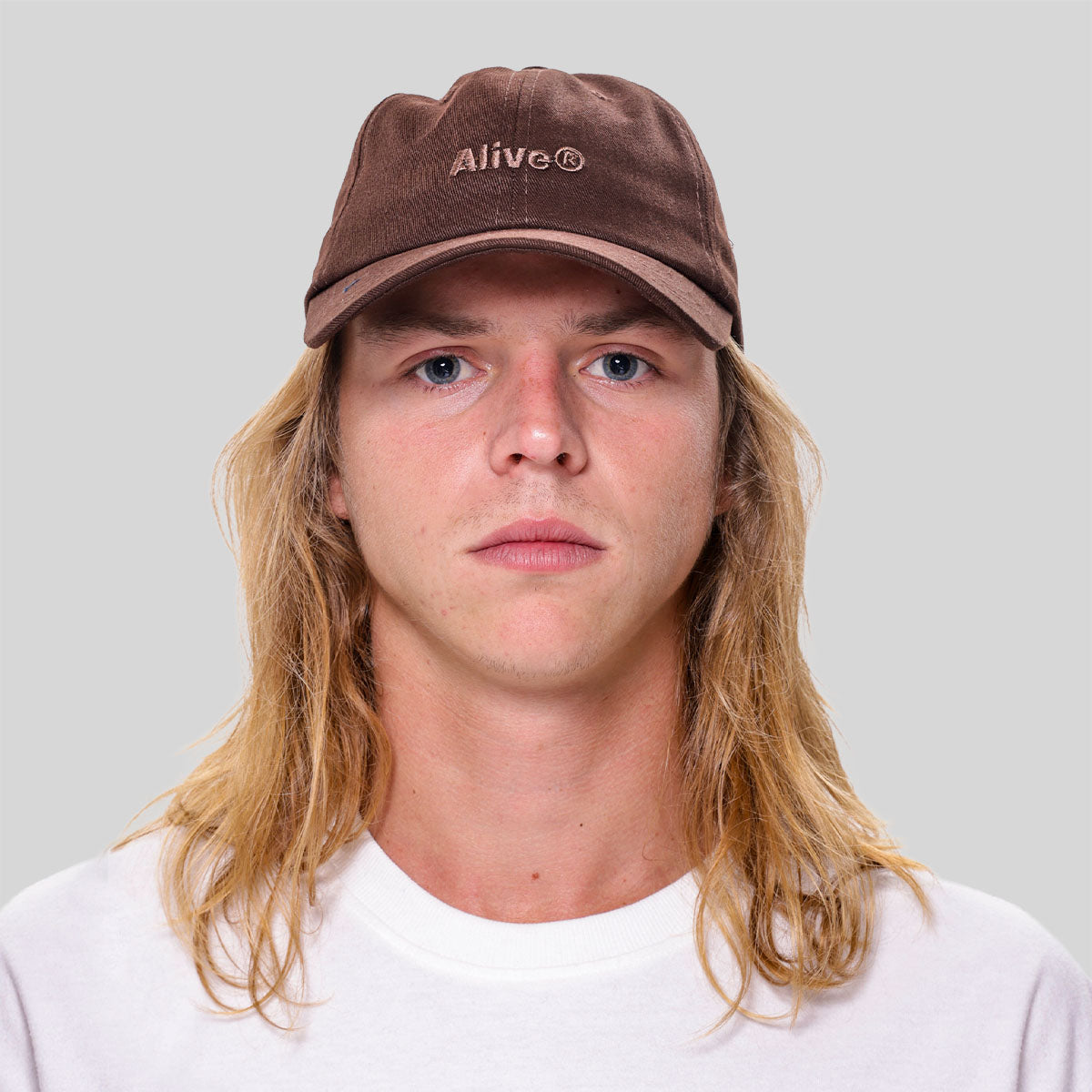 Boné Alive Dad Hat Logo Marrom Texas