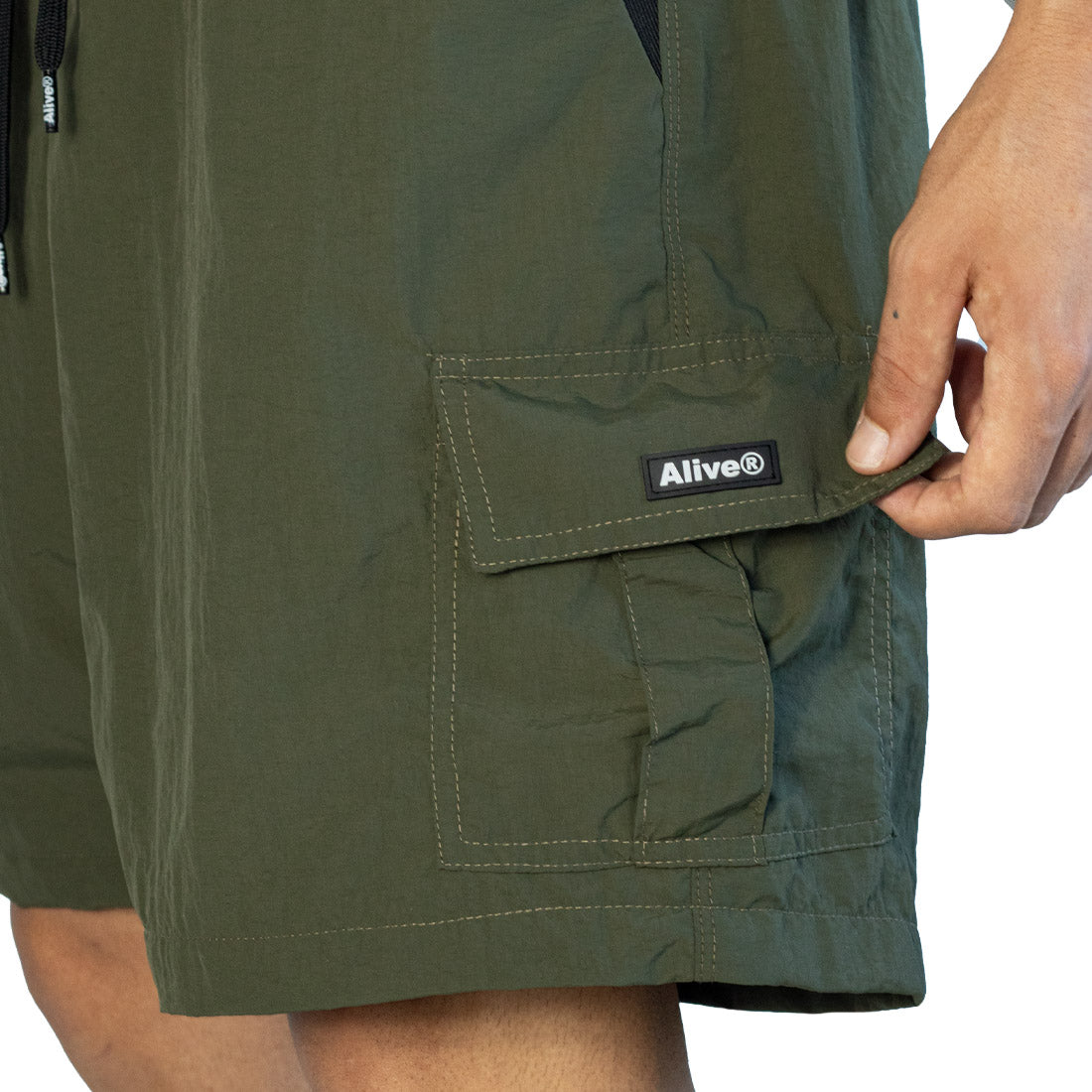 Short Alive Tag Cargo Verde