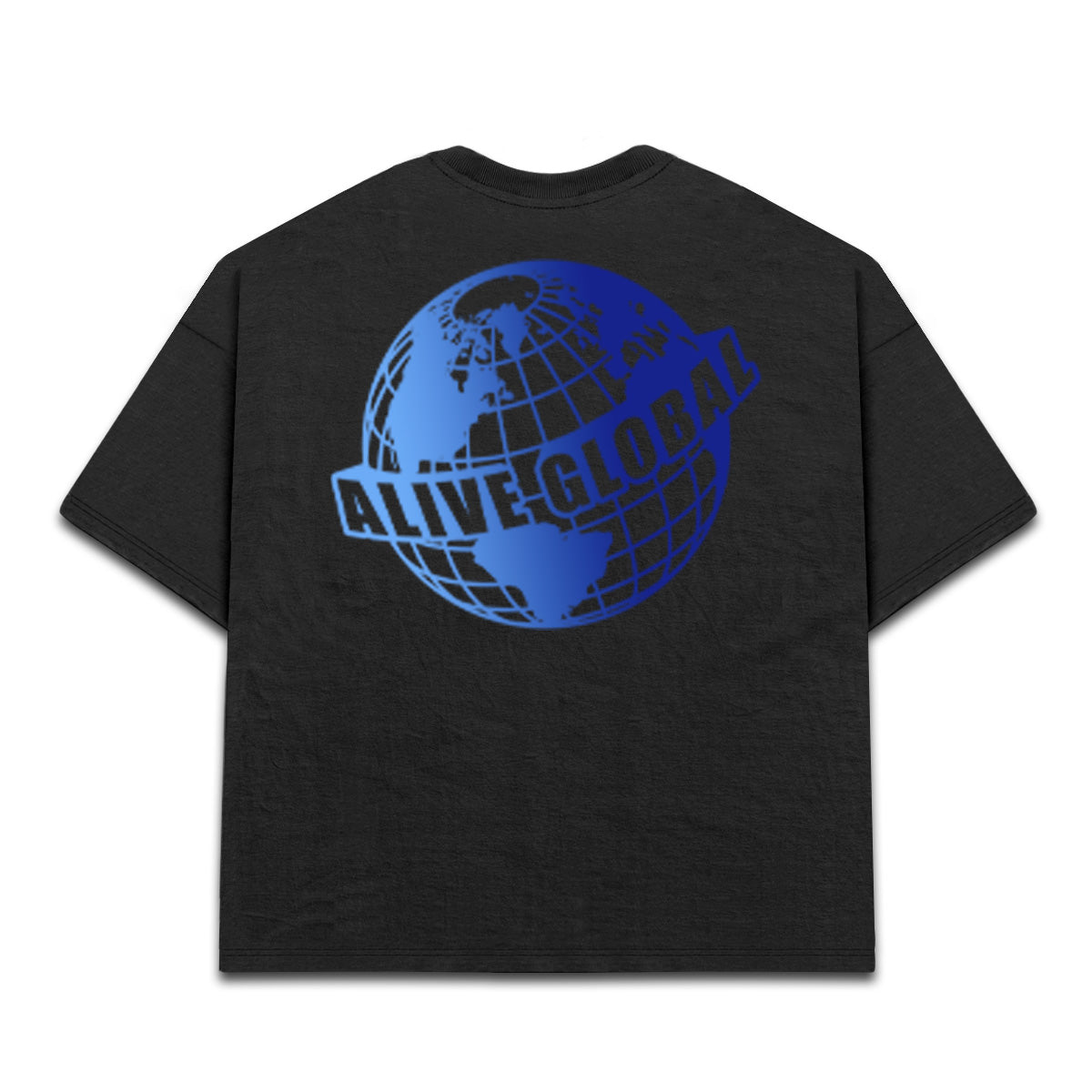 Camiseta Alive Oversized Global Preto