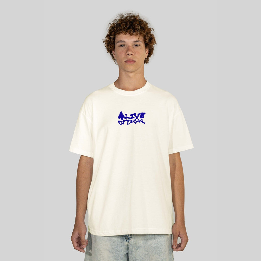 Camiseta Alive Clássica Optical Off White