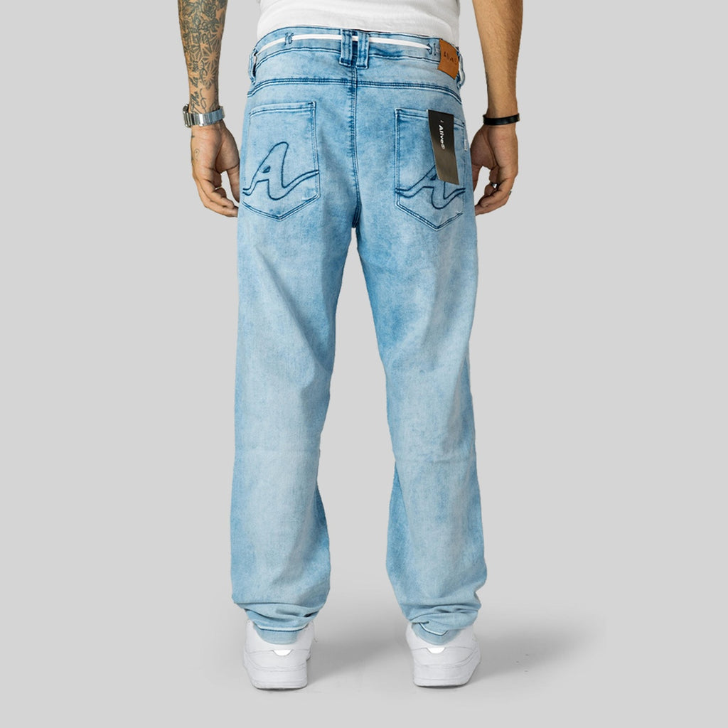 Calça Alive Jeans Regular Unissex | Azul