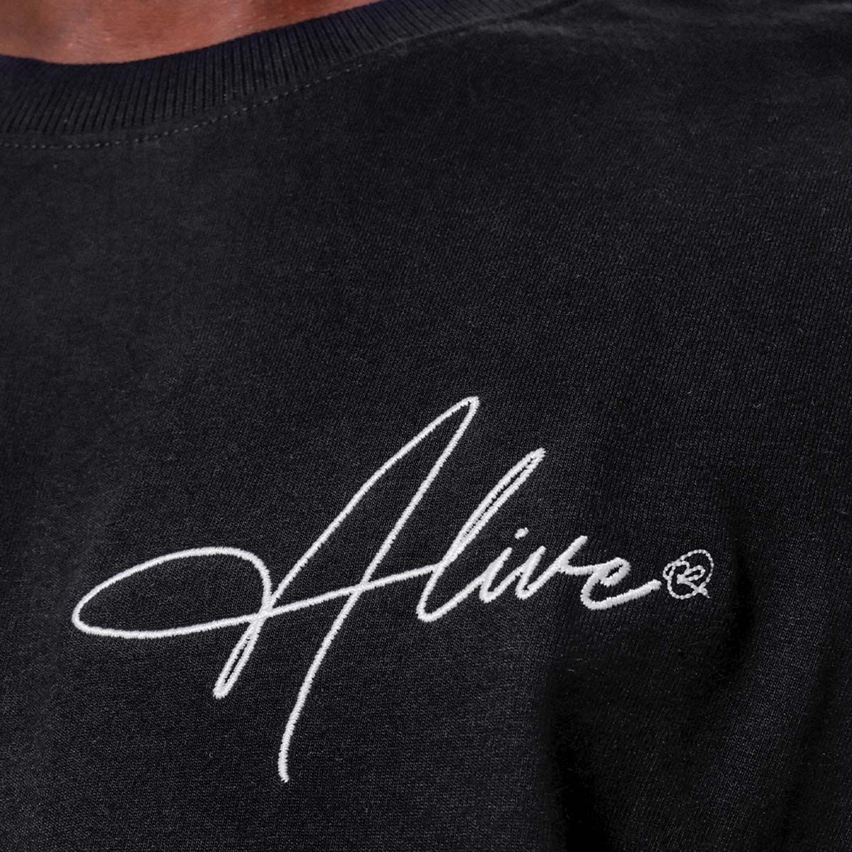 Camiseta Alive Oversized Signature Preto - Texas