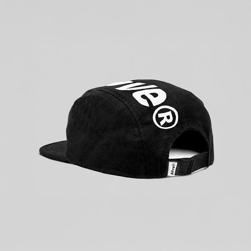 Boné Alive Five Panel Big Logo Preto