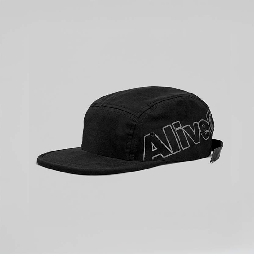 Boné Alive Side Five Panel Preto