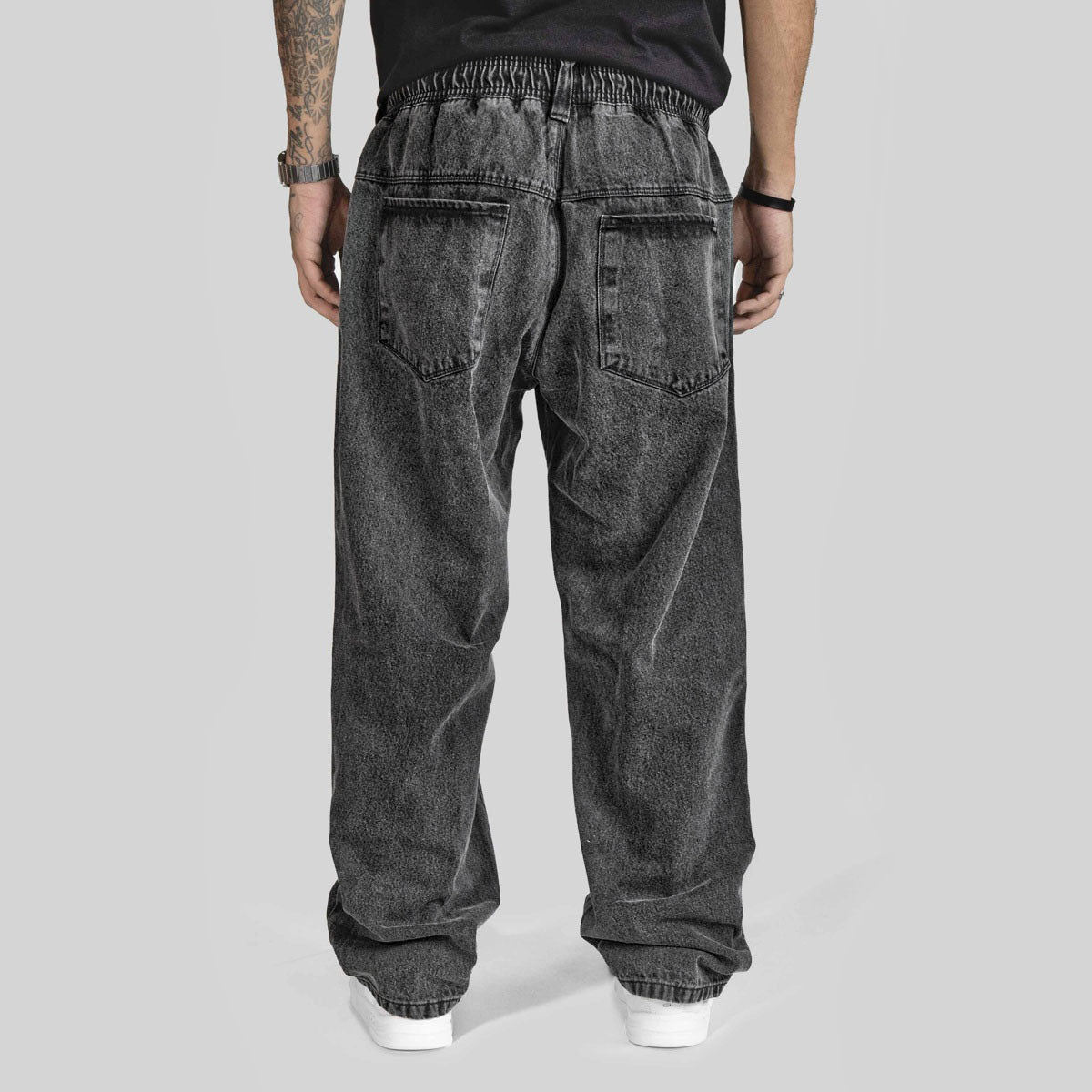 Calça Alive Jeans Semi Baggy Stone | Preto