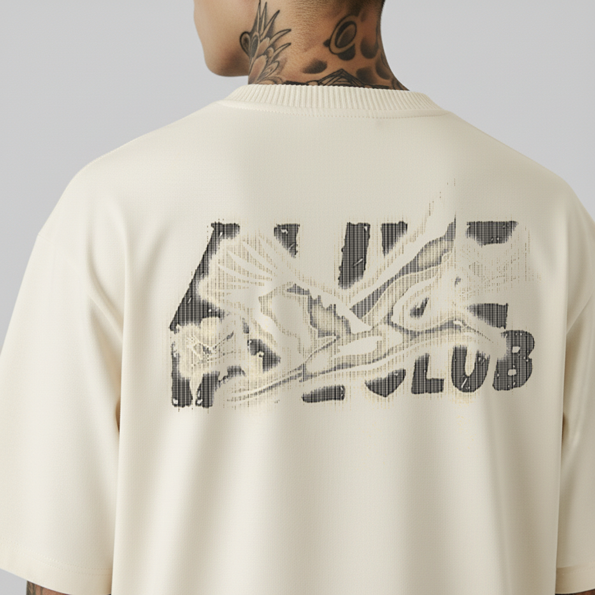 Camiseta Alive Oversized Essencial Club Off White