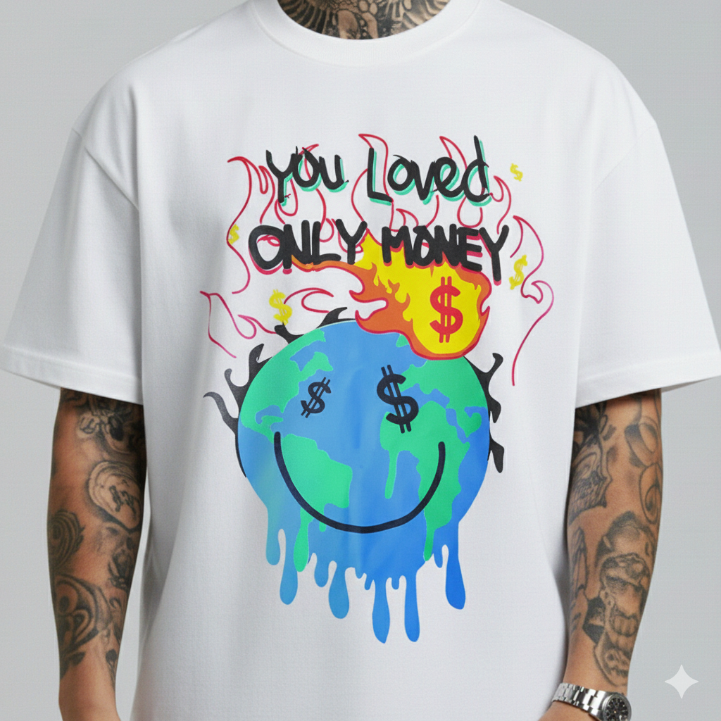 Camiseta Alive World Cash Branco