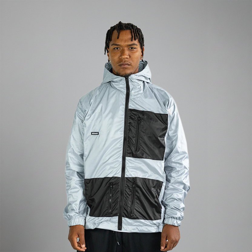 Jaqueta Corta Vento Alive Three Pockets Prata