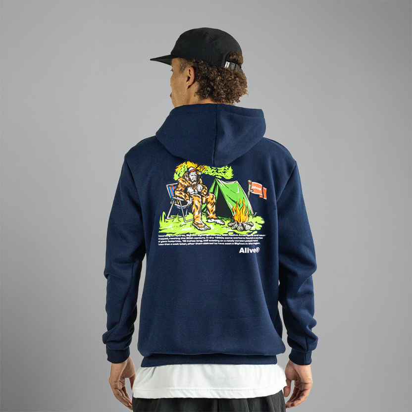 Moletom Alive Big Foot Azul