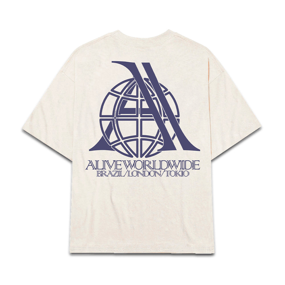 Camiseta Alive Clássica Sphere Off White