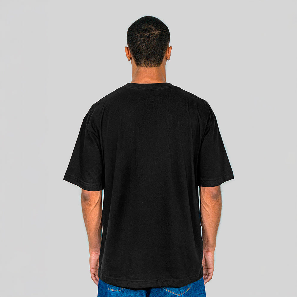 Camiseta Alive Oversized Water Preto
