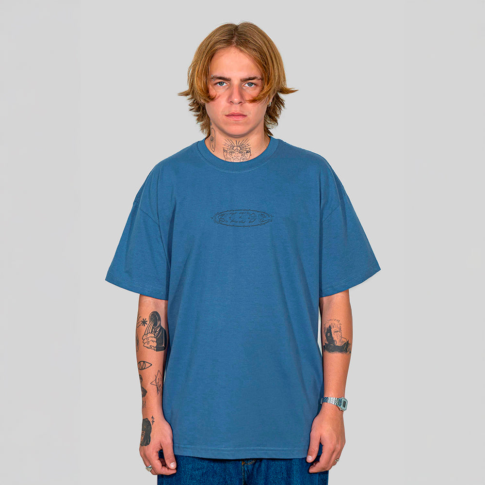 Camiseta Alive Clássica Wire Azul