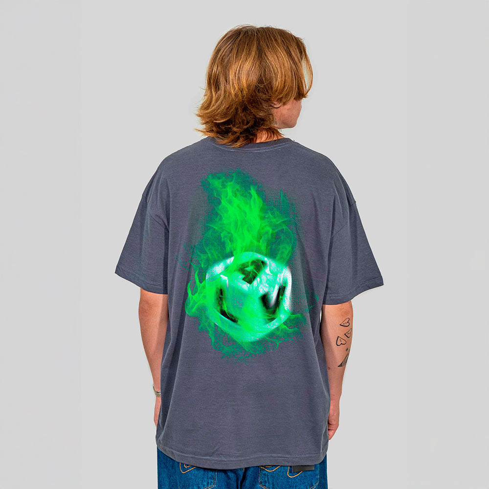 Camiseta Alive Clássica Flame Cinza