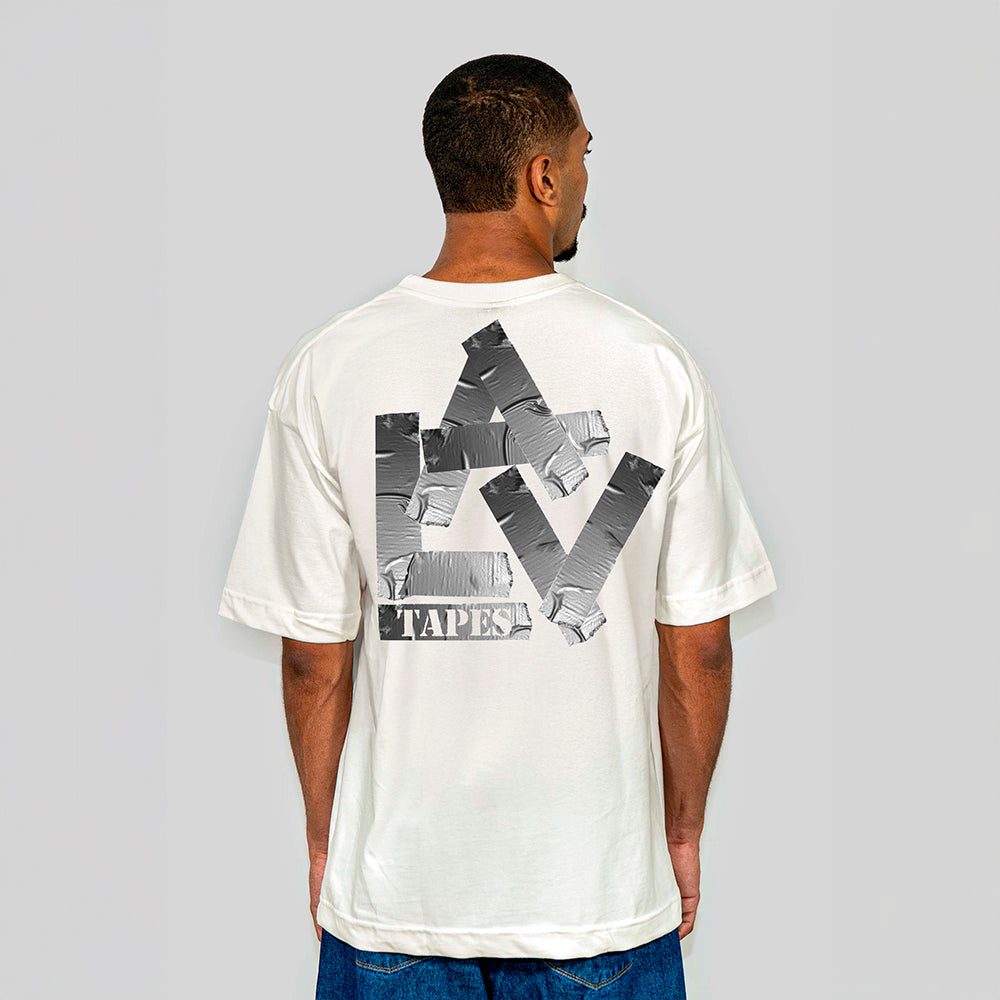 Camiseta Alive Oversized Tapes Off White