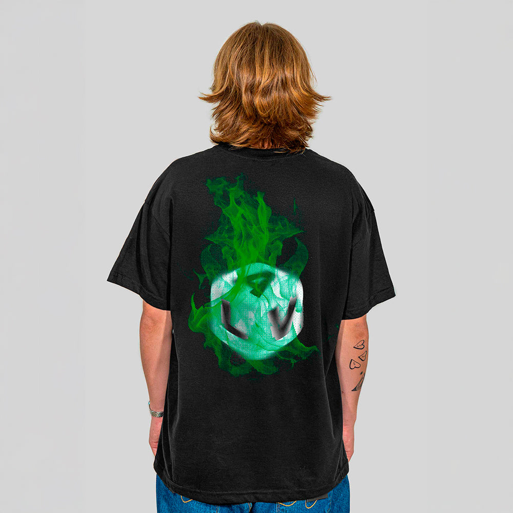 Camiseta Alive Clássica Flame Preto