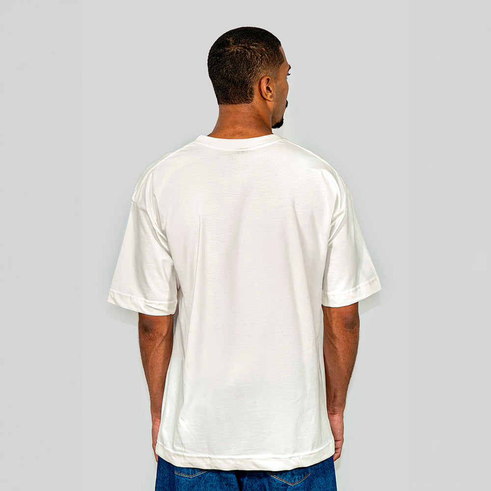 Camiseta Alive Oversized Water Off White