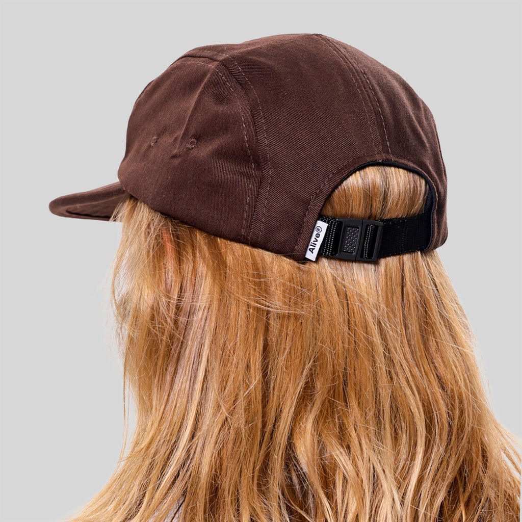 Boné Alive Five Panel Patch Marrom Texas