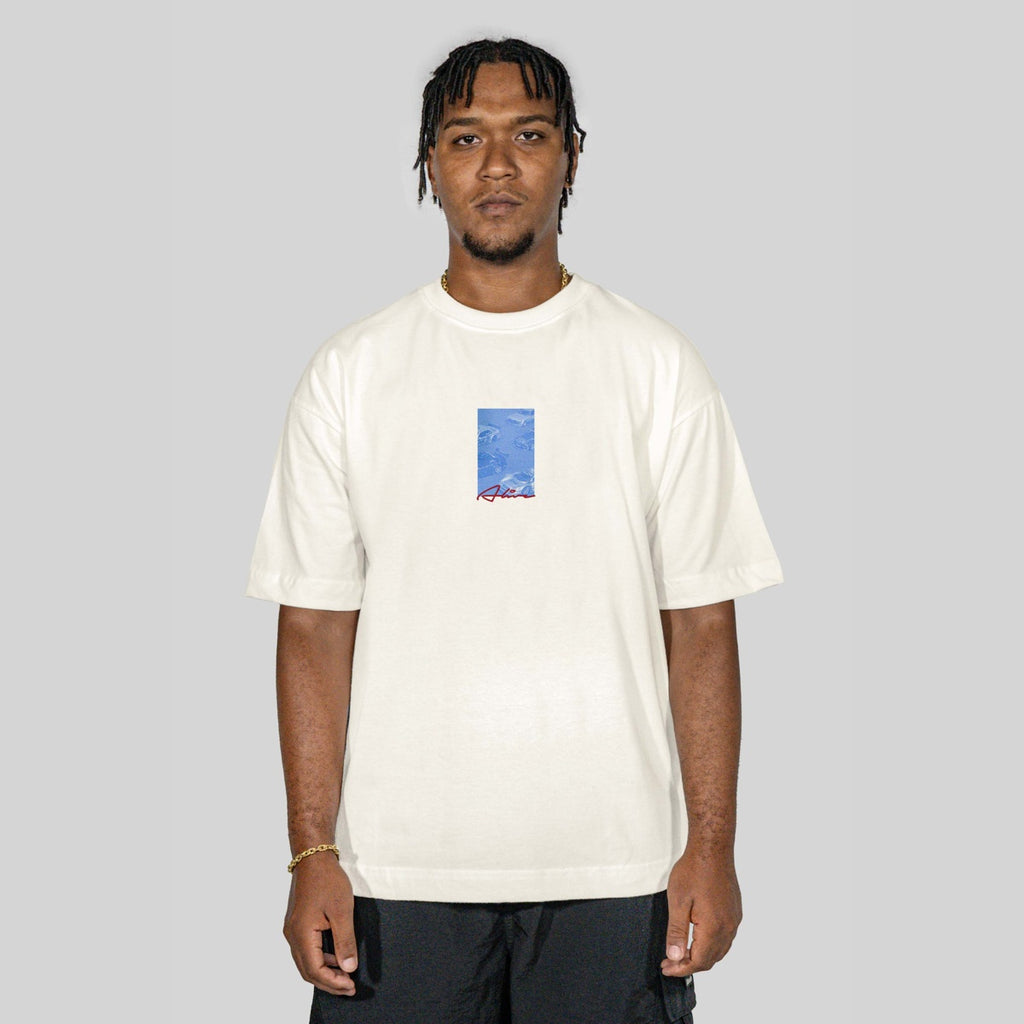 Camiseta Alive Oversized Picture Off White