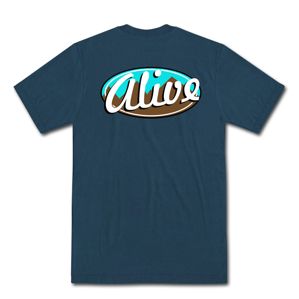 Camiseta Alive Patagônia Azul