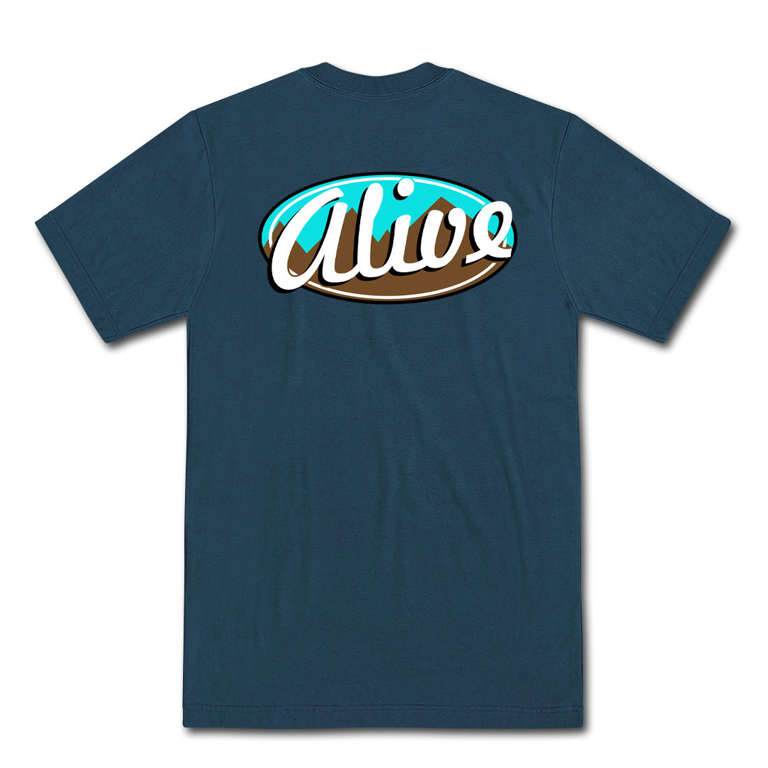 Camiseta Alive Patagônia Azul