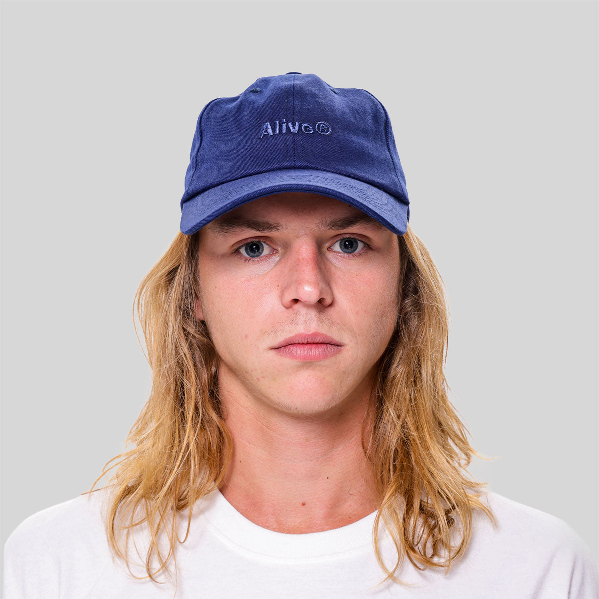 Boné Alive Dad Hat Logo Azul Marinho Texas