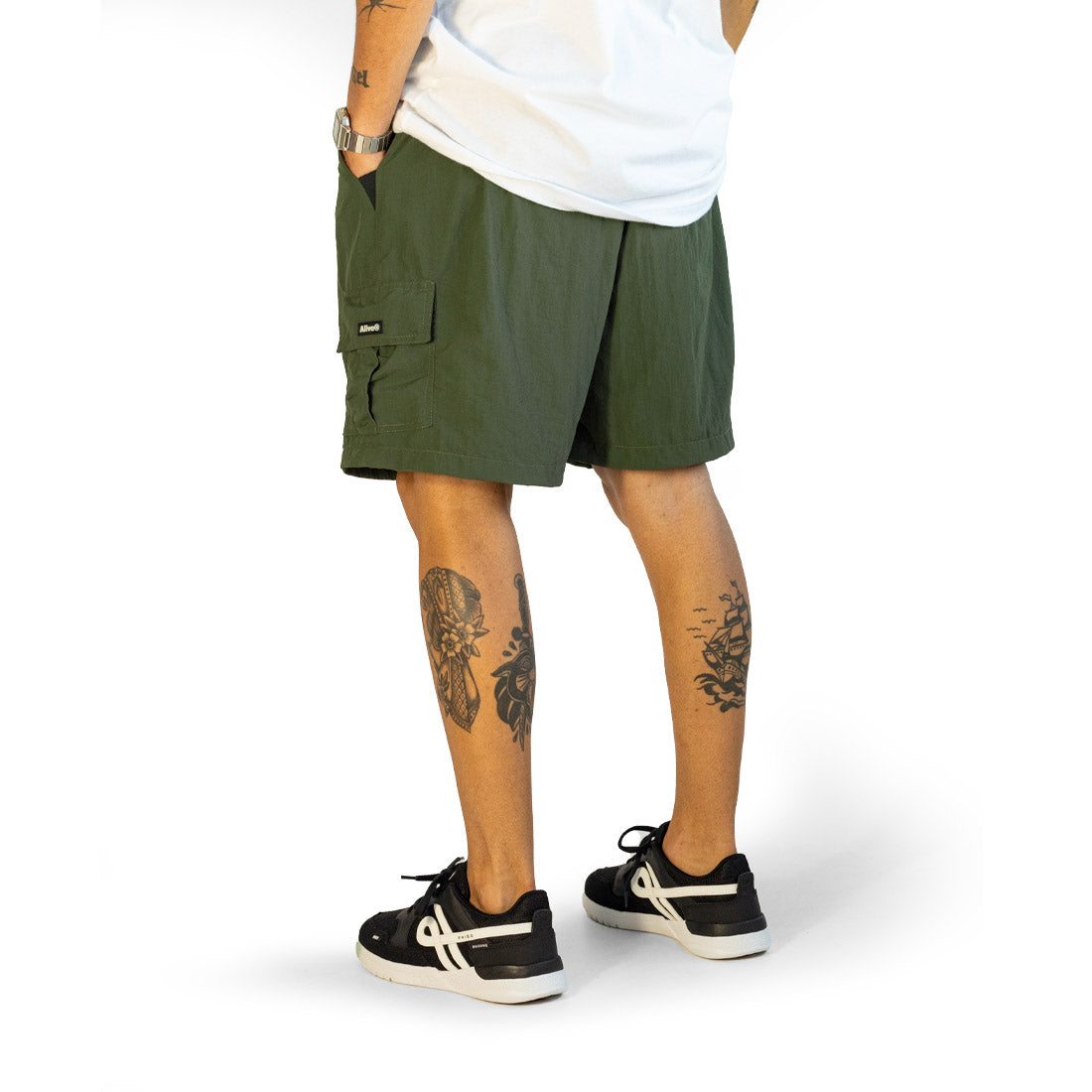 Short Alive Tag Cargo Verde