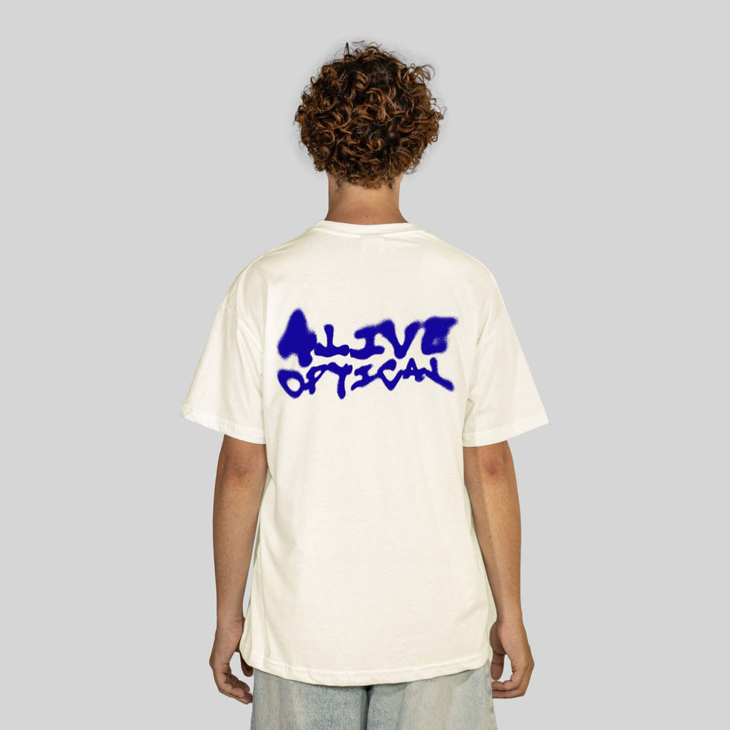 Camiseta Alive Clássica Optical Off White