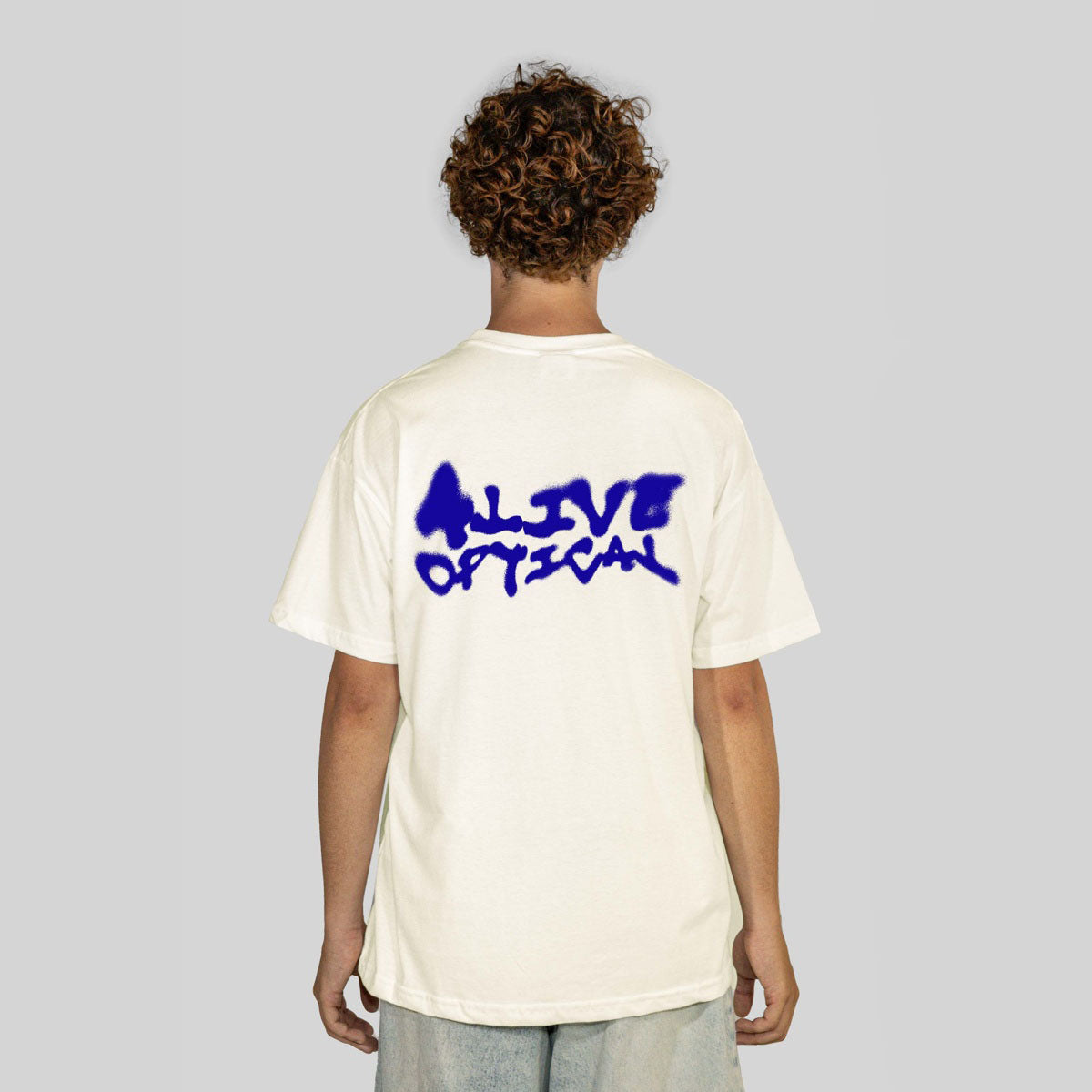 Camiseta Alive Clássica Optical Off White