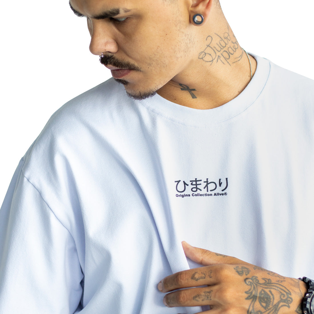 Camiseta Alive Sunflower Branco