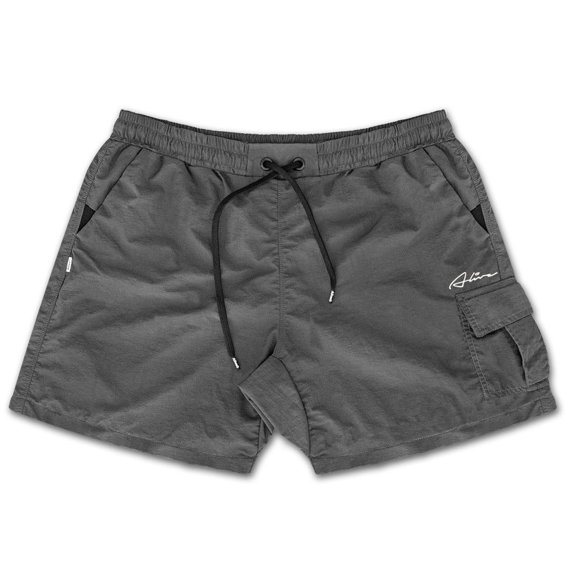Short Alive Cargo Rubric Cinza