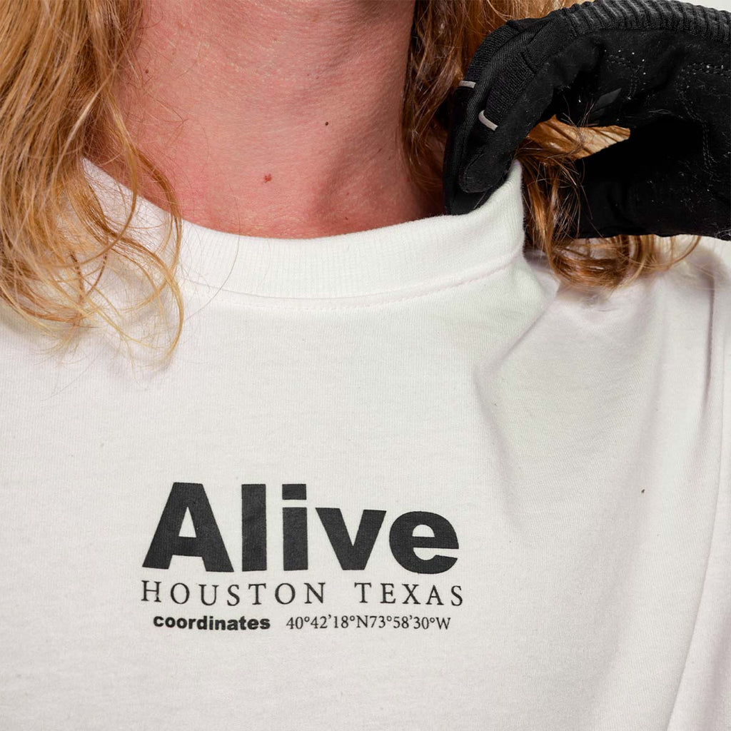 Camiseta Alive Oversized Houston Off White - Texas