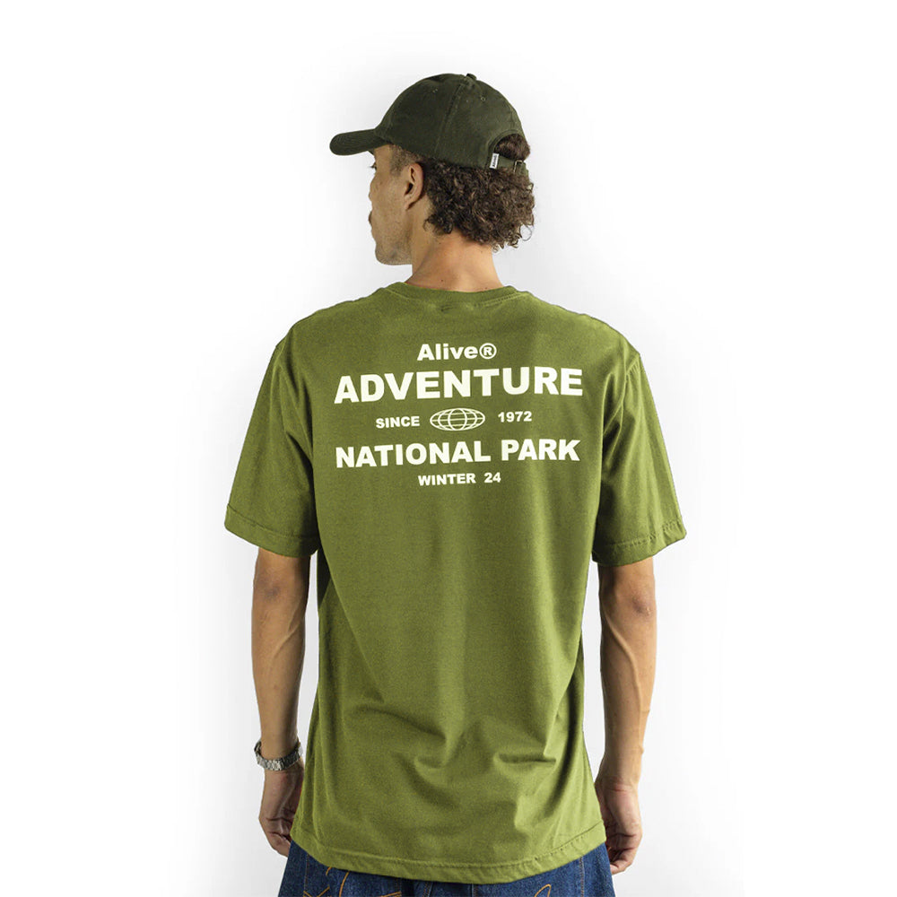Camiseta Alive Adventure Verde