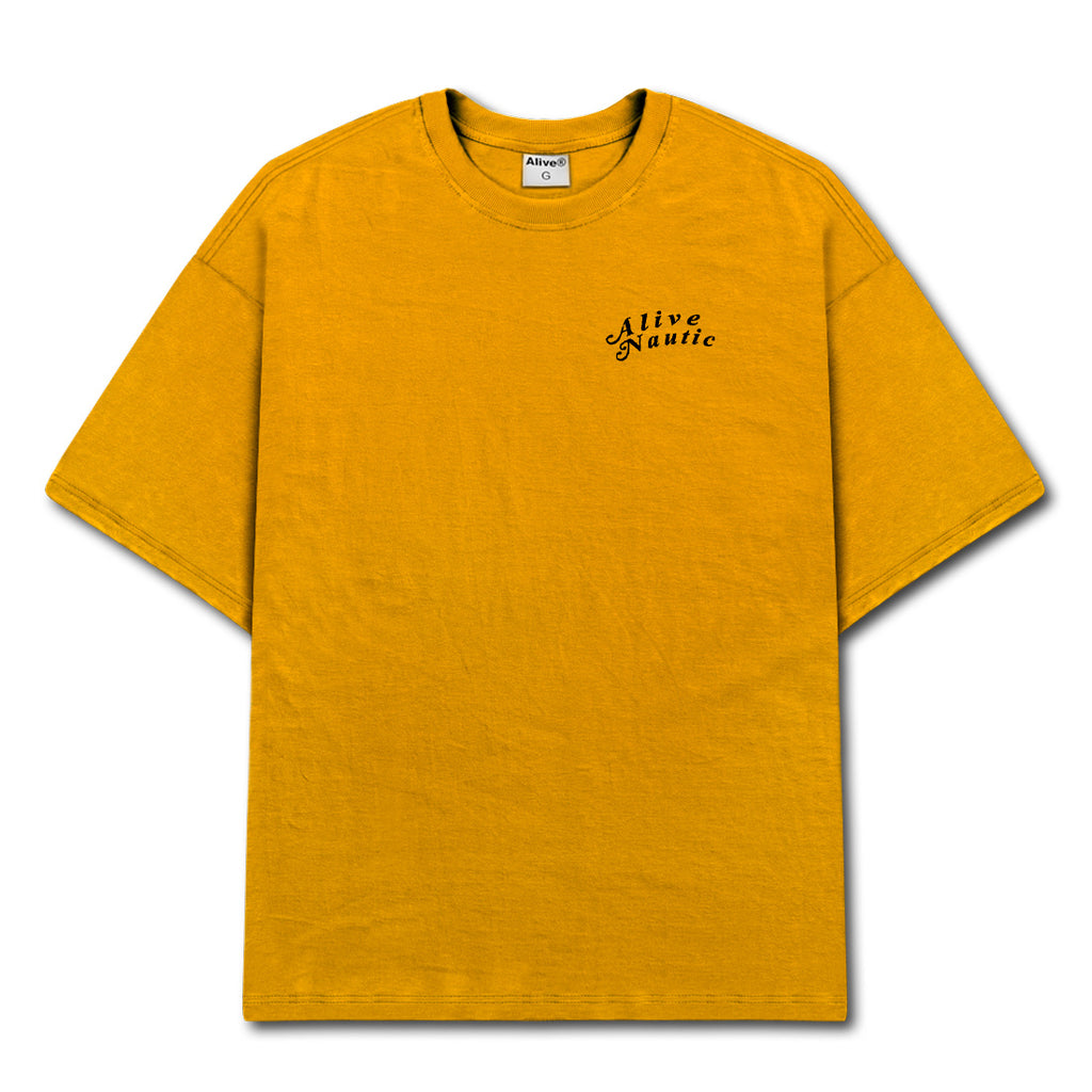 Camiseta Alive Map Mostarda
