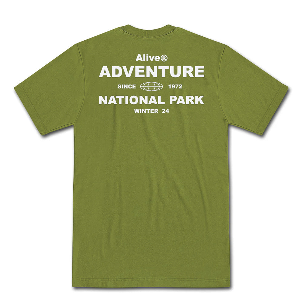 Camiseta Alive Adventure Verde