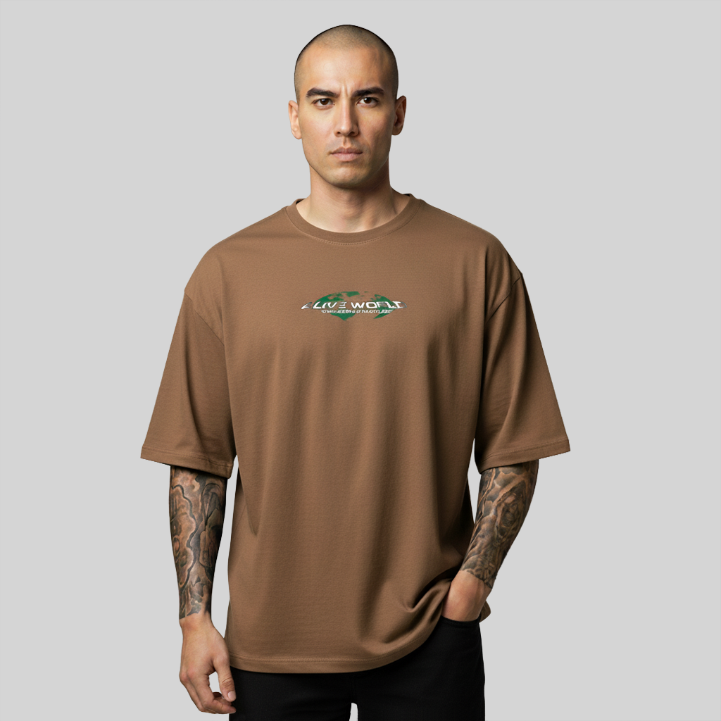 Camiseta Alive Preserve Marrom