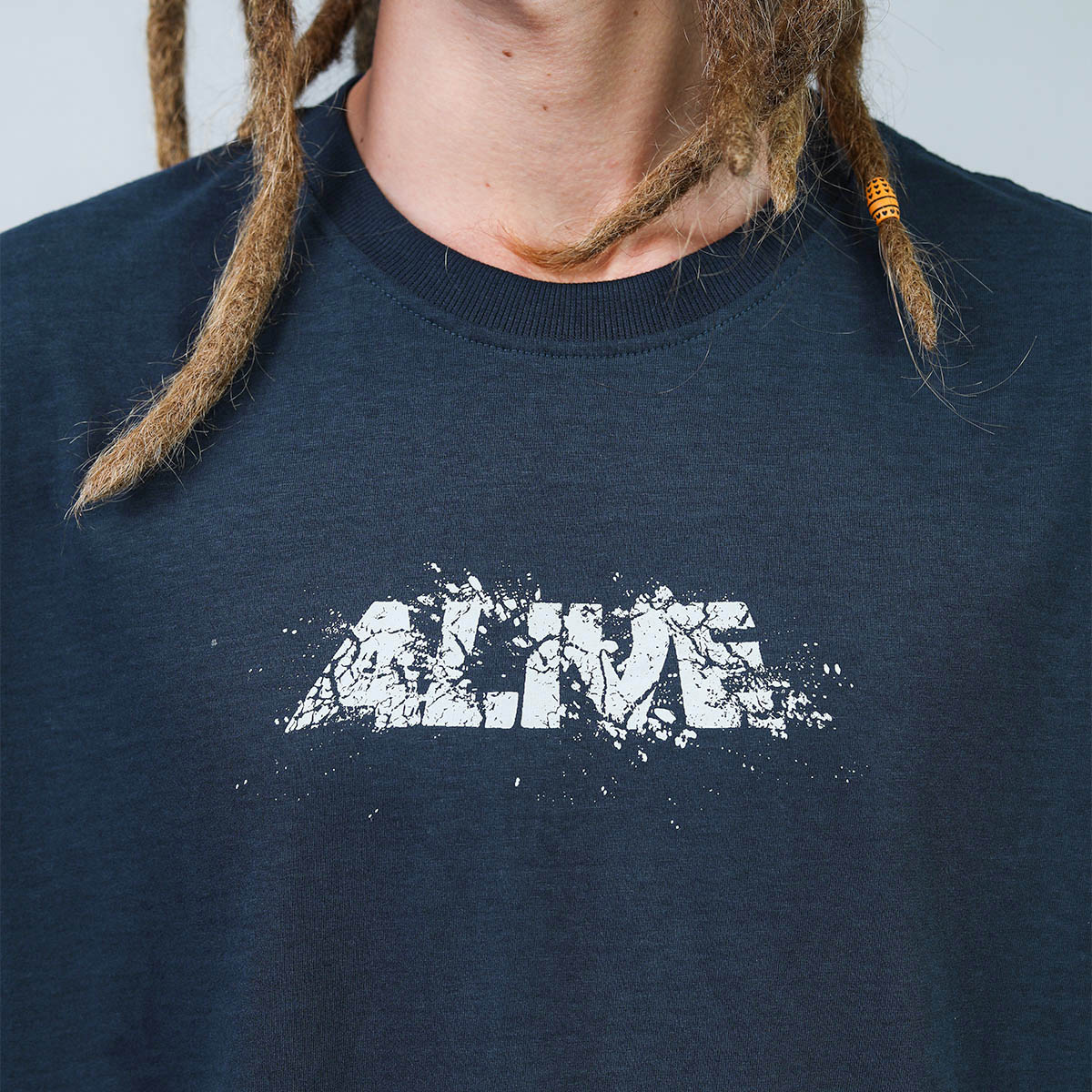 Camiseta Alive Destroyed Azul Marinho